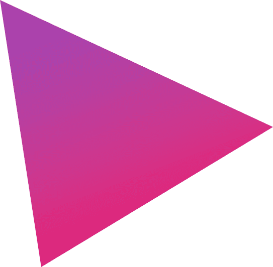 A pink and purple triangle with a gradient effect on a gray background.